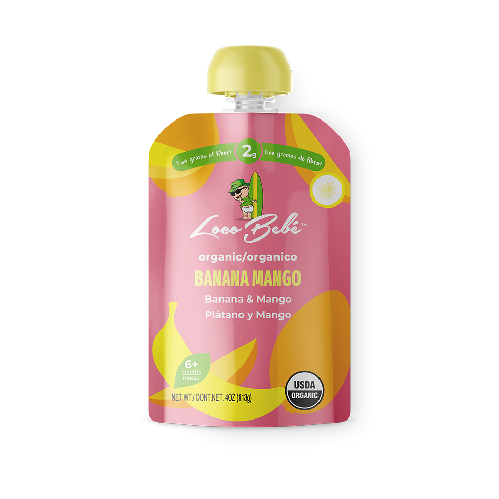Loco Bebe Organic Banana Mango Baby Food