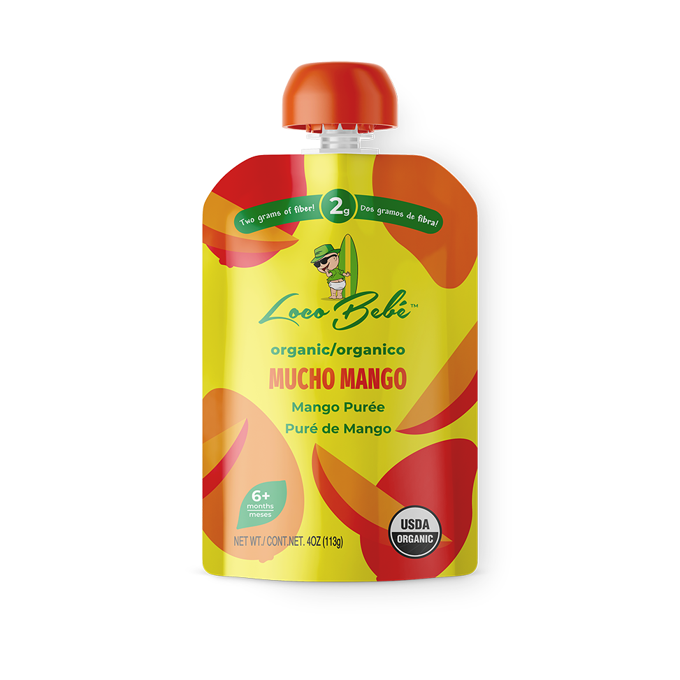 Organic Mucho Mango Baby Food clean ingredient no heavy metals