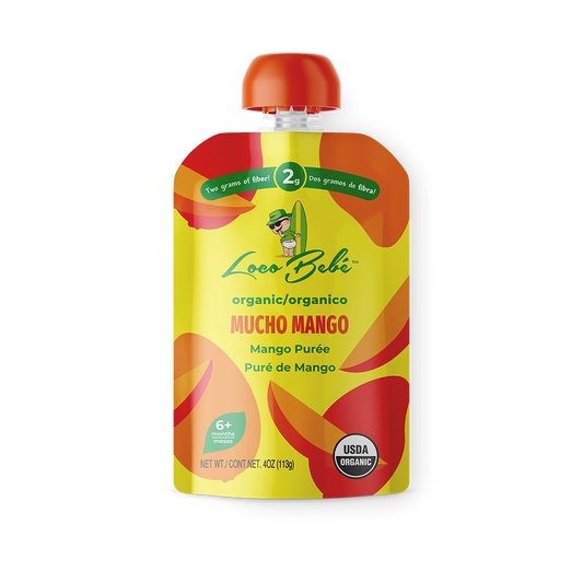 Organic Mucho Mango Baby Food clean ingredient no heavy metals